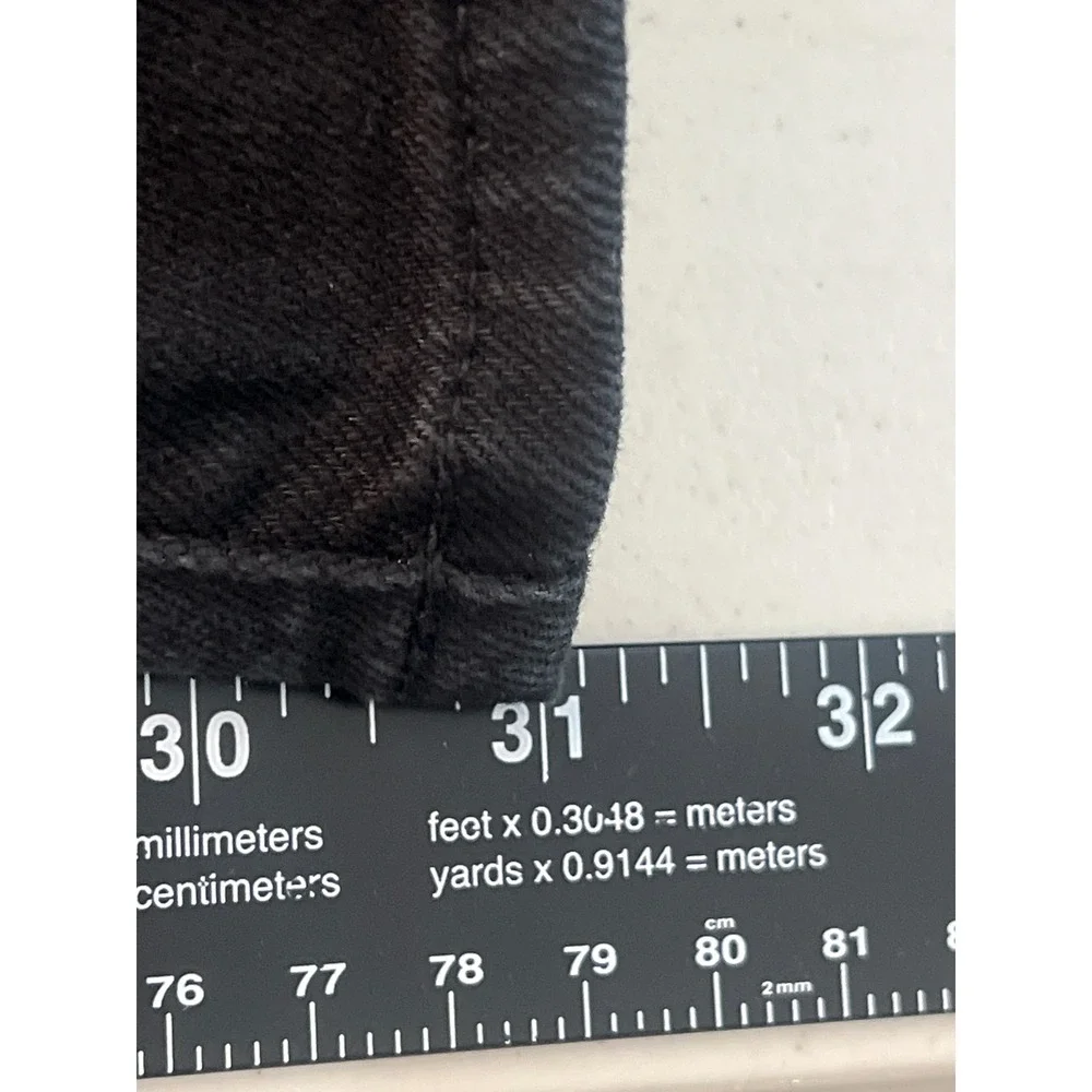 Uniqlo +J Jil Sander Mens 28 Black Selvedge Denim Slim Jeans Minimalist Designer